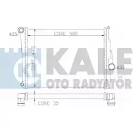 Радиатор охлаждения двигателя KALE OTO RADYATOR 3139390 354400 OTA Z4Q IJMOR0V