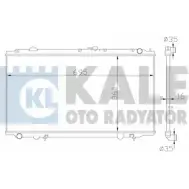 Радиатор охлаждения двигателя KALE OTO RADYATOR C7 IK7 363100 3139452 AL91MMR