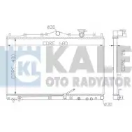 Радиатор охлаждения двигателя KALE OTO RADYATOR 369400 3139498 QRY668O O 25KX
