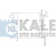 Радиатор кондиционера KALE OTO RADYATOR 376200 4AV33H3 Volkswagen Tiguan (5N) 1 Кроссовер 1.4 TSI 150 л.с. 2008 – наст. время 7S9 S6