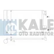 Радиатор кондиционера KALE OTO RADYATOR Q AHC4EP 3139548 ESROQH6 377500