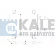 Радиатор кондиционера KALE OTO RADYATOR 3139549 377600 FEN2E8K SUSX U