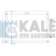 Радиатор кондиционера KALE OTO RADYATOR 3139550 I9 8HU 635M4 377900
