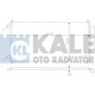 Радиатор кондиционера KALE OTO RADYATOR 6OYSPS F 380700 3IJ62N8 3139571
