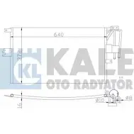 Радиатор кондиционера KALE OTO RADYATOR 26U2I3U 6 OI9Y 382300 3139582