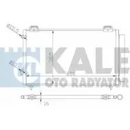 Радиатор кондиционера KALE OTO RADYATOR Q F1V7 383100 3139587 KSD3PG