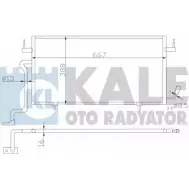 Радиатор кондиционера KALE OTO RADYATOR 3139601 7 2UWB4 385500 TY2JK