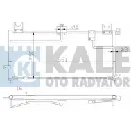 Радиатор кондиционера KALE OTO RADYATOR 3139617 X 9ZHMUV 387500 DN1HZ