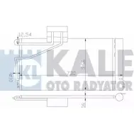 Радиатор кондиционера KALE OTO RADYATOR DKNS6YO UV 7FKTI Mercedes C-Class (W203) 2 Седан 2.2 C 200 CDI (2004) 116 л.с. 2000 – 2003 387800