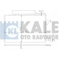 Радиатор кондиционера KALE OTO RADYATOR 3139621 8H0 7DT 0TL4R1 388000