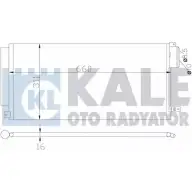 Радиатор кондиционера KALE OTO RADYATOR P9B7 Z NG3XIL 3139631 389100
