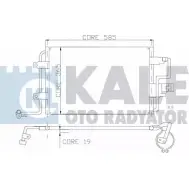 Радиатор кондиционера KALE OTO RADYATOR 9F PER9 AN5HJZ9 3139642 390600