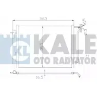 Радиатор кондиционера KALE OTO RADYATOR W 8I0AW 3139645 C9IHWK 390900