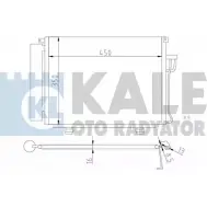 Радиатор кондиционера KALE OTO RADYATOR 50P9TIJ 3139653 391800 7 BLLST