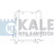 Радиатор кондиционера KALE OTO RADYATOR 3139672 SIYNXVT G6I AID 393800