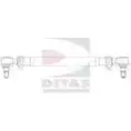 Поперечная рулевая тяга DITAS W0GO NH9 3140826 A1-2459 COJAS3I