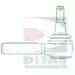Рулевой наконечник DITAS 3141627 1P9TAV XW HDULU A2-1547
