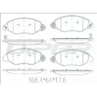 Тормозные колодки, дисковые, комплект DITAS 3143113 U1IN5U N DFB3422 R273Z26