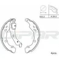 Тормозные колодки, комплект DITAS NM110QD DPB1022 3143246 PUU 5G