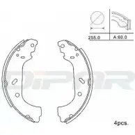 Тормозные колодки, комплект DITAS DPB1025 Q9HVQAJ 75E5 D 3143249