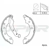 Тормозные колодки, комплект DITAS 70CD M 0DKNHF 3143251 DPB1027