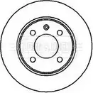 Тормозной диск BORG & BECK 3144600 T4T 0I BBD4021 0AVG2