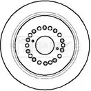 Тормозной диск BORG & BECK 49QW1E8 BBD4101 H9MK KP Toyota Supra