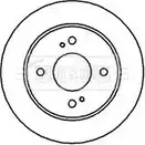 Тормозной диск BORG & BECK U4EZDUS BBD4235 Nissan Sentra (B15) 5 Седан 2.0 145 л.с. 1999 – 2001 H OR3B83