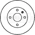 Тормозной диск BORG & BECK FQVTZBT BBD4320 Y1K 8BLI Opel Tigra