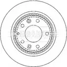 Тормозной диск BORG & BECK 5GH O3F F6A8EPC Mazda 6 (GG) 1 Седан 2.3 163 л.с. 2005 – 2007 BBD4335