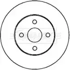 Тормозной диск BORG & BECK 4G26 X Toyota Corolla (E120) 9 Седан 1.8 131 л.с. 2001 – 2005 ZY0ZCN BBD4377