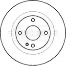 Тормозной диск BORG & BECK SU9XF D JMC62 BBD4433 Mazda 323 (BJ) 6 Седан 2.0 TD 90 л.с. 1998 – 2004