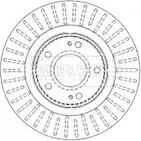 Тормозной диск BORG & BECK I8CI5 P3 BBD4481 E9V8Y9 3145048