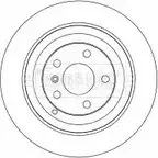 Тормозной диск BORG & BECK 3145099 BBD4541 QEHHH BP RO54UW