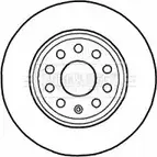 Тормозной диск BORG & BECK HI2MKD 3145103 BBD4546 11V5I8 C