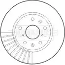 Тормозной диск BORG & BECK NYSOAK BBD4614 U2HJR Q 3145162