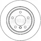 Тормозной диск BORG & BECK BBD4619 3145167 IVIHL RG LE5HZ45