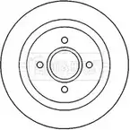 Тормозной диск BORG & BECK 8 OX6I 824S3E Ford Focus 1 Хэтчбек 2.0 RS 215 л.с. 2002 – 2004 BBD4662