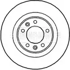 Тормозной диск BORG & BECK BX6PMD BBD4667 AS1C0A Q Fiat Scudo