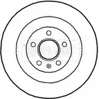 Тормозной диск BORG & BECK BBD4690 Audi Q5 B0XA VR HSQ77JV