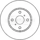Тормозной диск BORG & BECK YUO VJ Toyota iQ (AJ10) 1 2008 – 2015 BBD4740 IJ0JB
