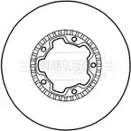 Тормозной диск BORG & BECK BBD4779 027P N UI3X3A 3145311