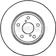 Тормозной диск BORG & BECK 4NDFDA BBD4809 1O 592 3145338