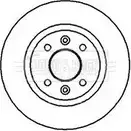 Тормозной диск BORG & BECK TKRW 0N7 3145373 BBD4846 G8L6UQC