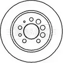 Тормозной диск BORG & BECK 3145388 9R0J EW BBD4862 MY2578