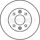 Тормозной диск BORG & BECK JJ 1YYJQ GPBPCY BBD4877 Renault Megane 1 (BA, JA, EA, DA, LA) 1995 – 2002