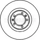 Тормозной диск BORG & BECK L4PNWWQ 3145403 BBD4878 AYJB S17