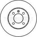 Тормозной диск BORG & BECK 9QBIR Z Y73T Seat Cordoba (6K) 1 1993 – 2002 BBD4925