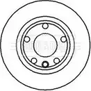 Тормозной диск BORG & BECK BBD4962 SP76 2GX 45NIR0 3145486