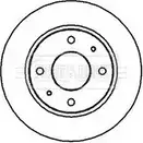 Тормозной диск BORG & BECK BBD4991 3145514 MX4 DM XL96WZC